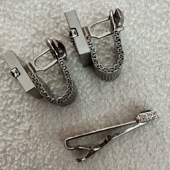 Cuff links & tie pin - Picture 3 of 4